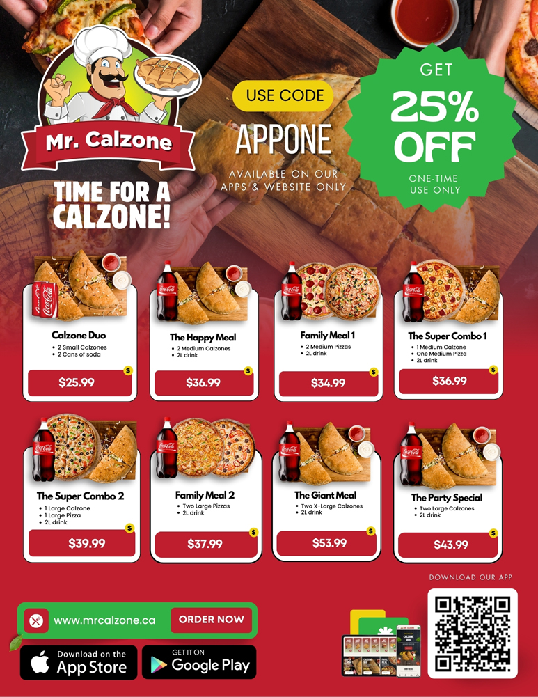 Mr. Calzone flyer